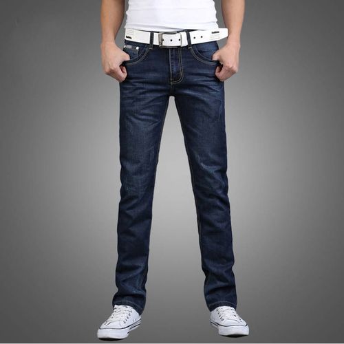 Men Jeans Trouser Slim Fit Casual This trouser is Stretching and breathable hence easier movement. Men Fashion-plus Offers the Best Price for this Perfect Quality. you can wear this trouser for casual
