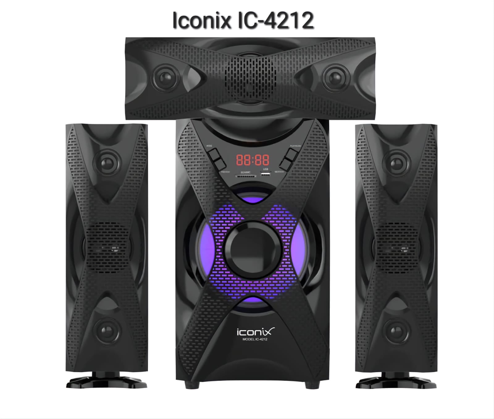 Iconix IC-4212 3.1  this Speaker system was made to impress with a high sound quality that will ensure you enjoy the good music that you love listening to. When it comes to sound, sometimes it is good