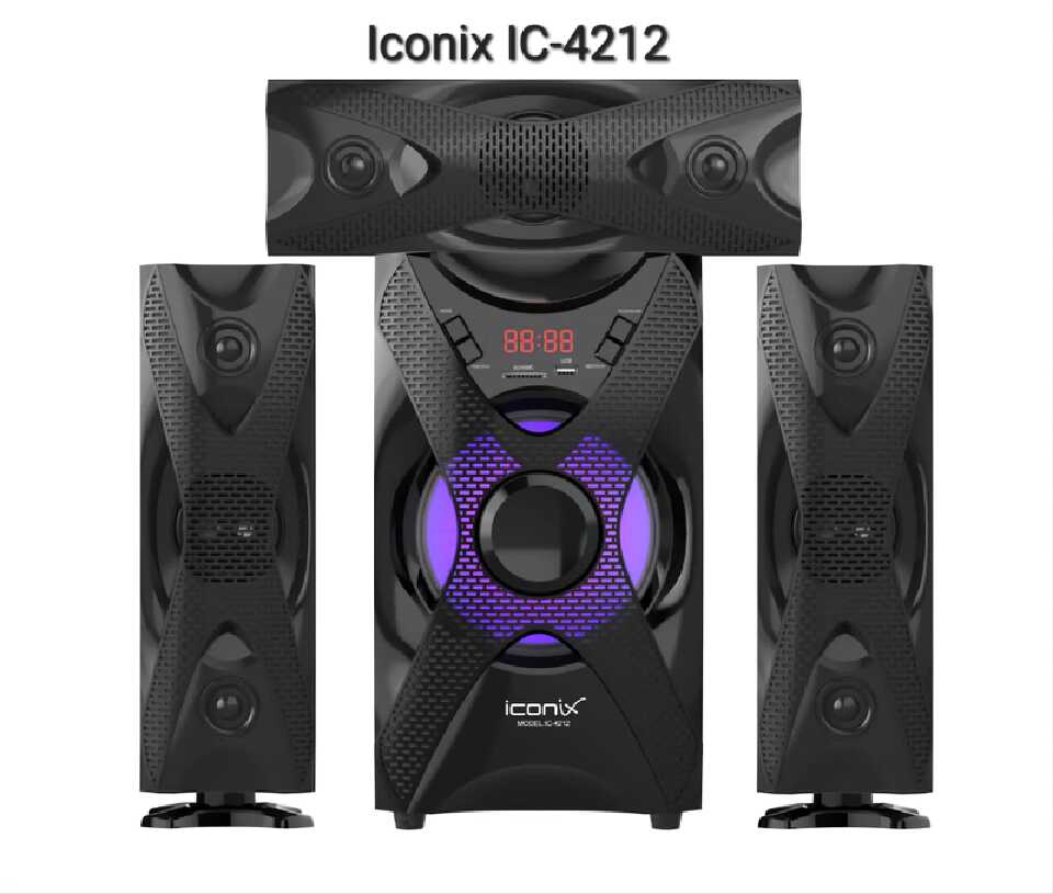 Iconix IC-4212 3.1  this Speaker system was made to impress with a high sound quality that will ensure you enjoy the good music that you love listening to. When it comes to sound, sometimes it is good