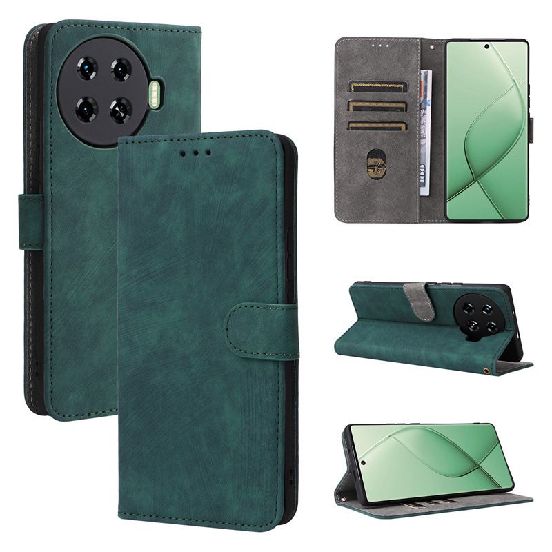 Wallet Flip Cover for Tecno Spark 20 Pro Plus, 6.78" Leather Case Shockproo Bumper with Rfid Protection Cover