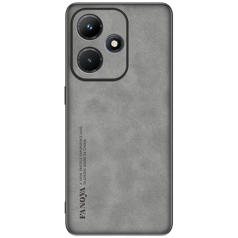 Phone Case for Infinix Hot 40i / Smart 8 Suede Leather Skin-friendly feel PC Back TPU Edge Protective Cover
