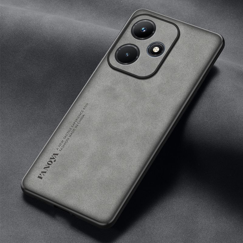 Phone Case for Infinix Hot 40i / Smart 8 Suede Leather Skin-friendly feel PC Back TPU Edge Protective Cover
