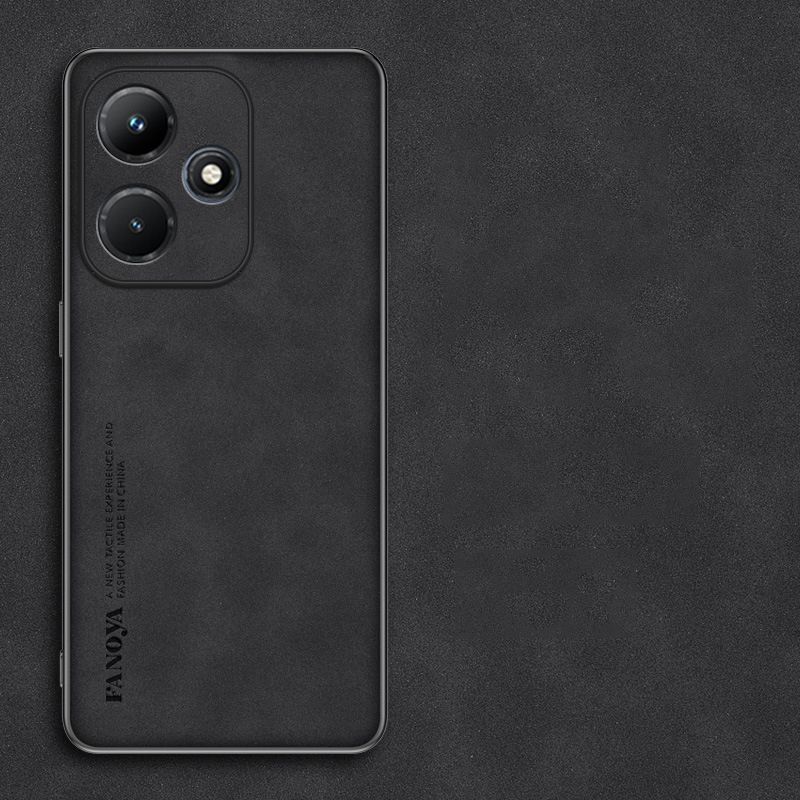 Phone Case for Infinix Hot 40i / Smart 8 Suede Leather Skin-friendly feel PC Back TPU Edge Protective Cover