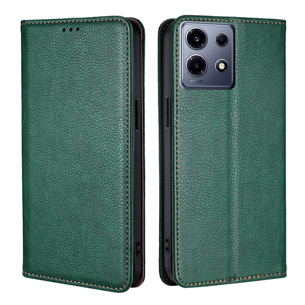 PU Leather Flip Cover for Infinix Note 30 VIP Case Wallet Card Slots Magnetic Closure Shockproof Cover