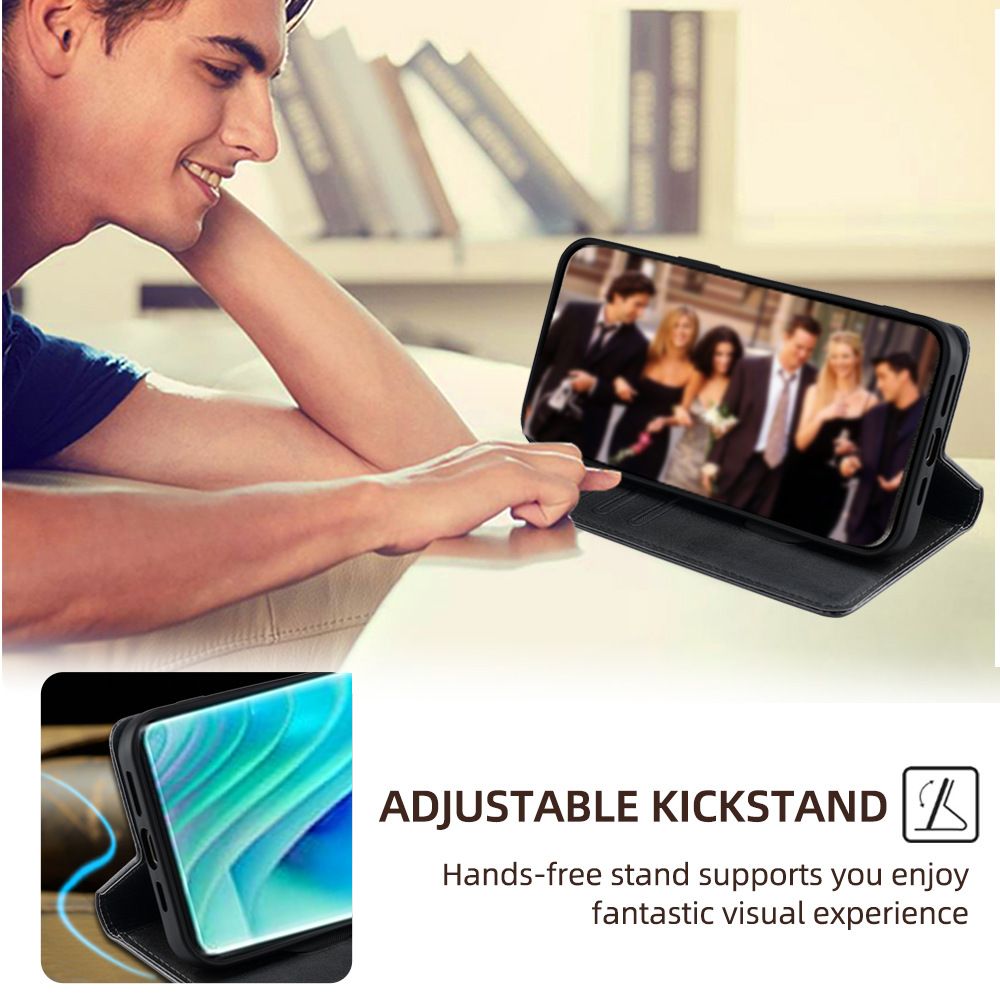 Itel S23 Plus 6.78" Flip Cover Wallet Design Cards Slots  Strong Magnetic Pair Suction PU Leather Case