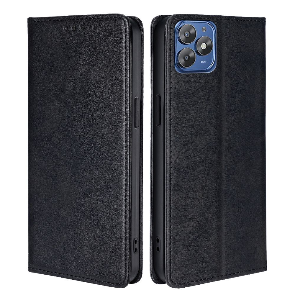 Itel S23 Plus 6.78" Flip Cover Wallet Design Cards Slots  Strong Magnetic Pair Suction PU Leather Case