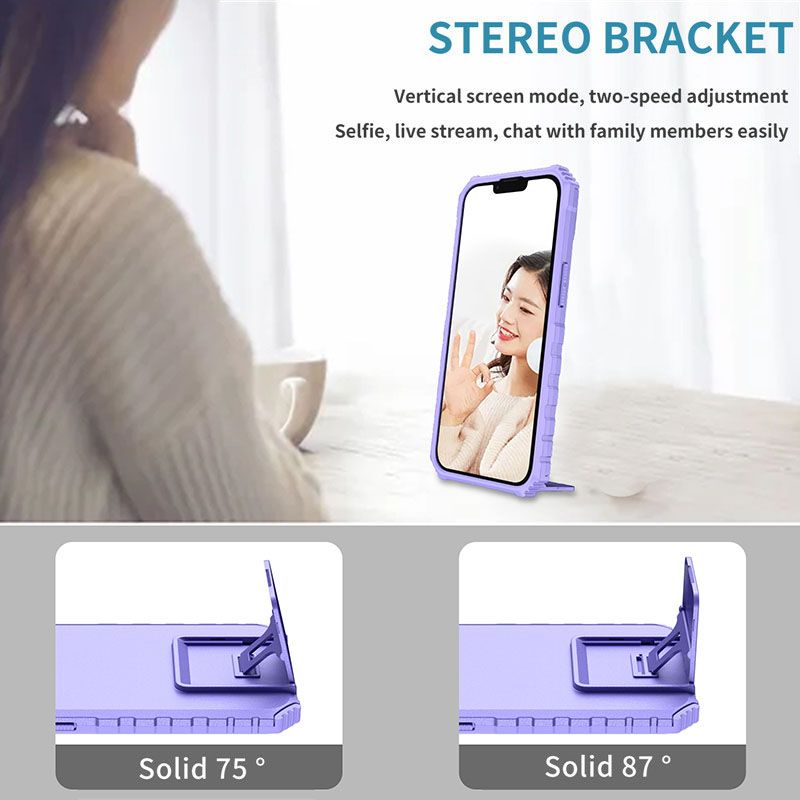 Phone Case For Xiaomi Redmi Note 11 6.43" /Note 11S 6.43" With Slide Camera Lens Cover Shockproof Armor Kickstand Case