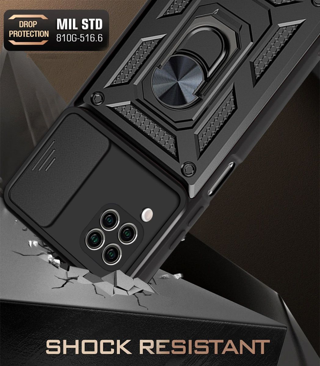 Luxury Phone Case The Camera Lens Cover For Huawei P40 Lite/Nova 7i/Nova 6 SE Shockproof Bumper Cover vehicle-mounted Magnetic Kickstand Case