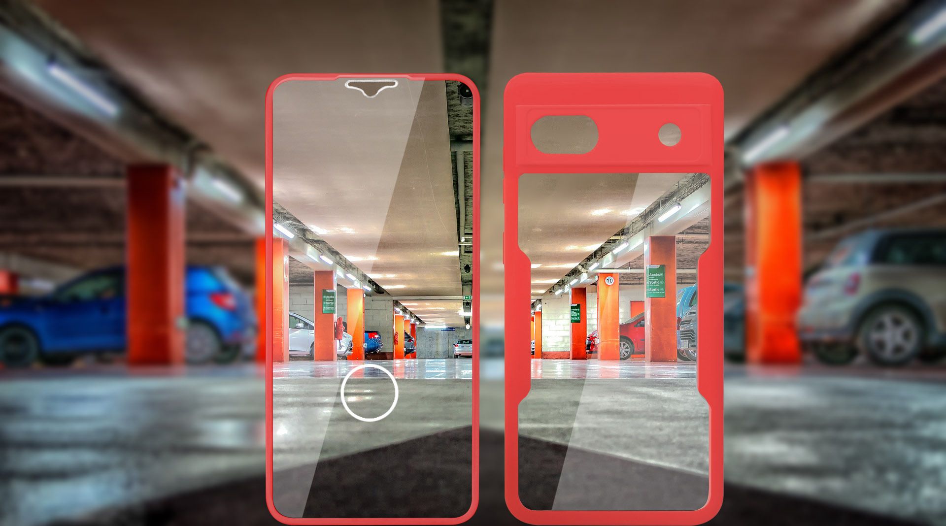 Phone Case for [Google Pixel 6a 5G] 360 Degree Full Protection Transparent Back Cover Built-in Screen Protector