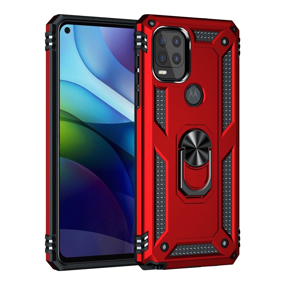 Phone Case For Motorola G Stylus 5G 2021/Moto G Stylus 5G 2021 Drop Shock with 360 Metal Swivel Ring Bracket Cover