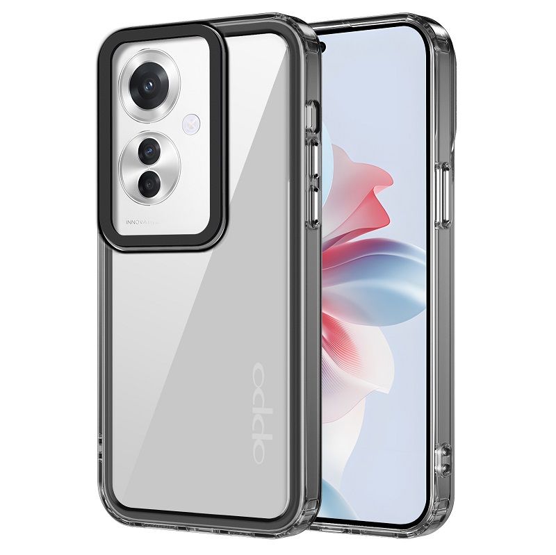Phone Case for OPPO Reno11 F 5G / Reno 11 F 5G Clear Acrylic+TPU Shockproof Bumper Cover