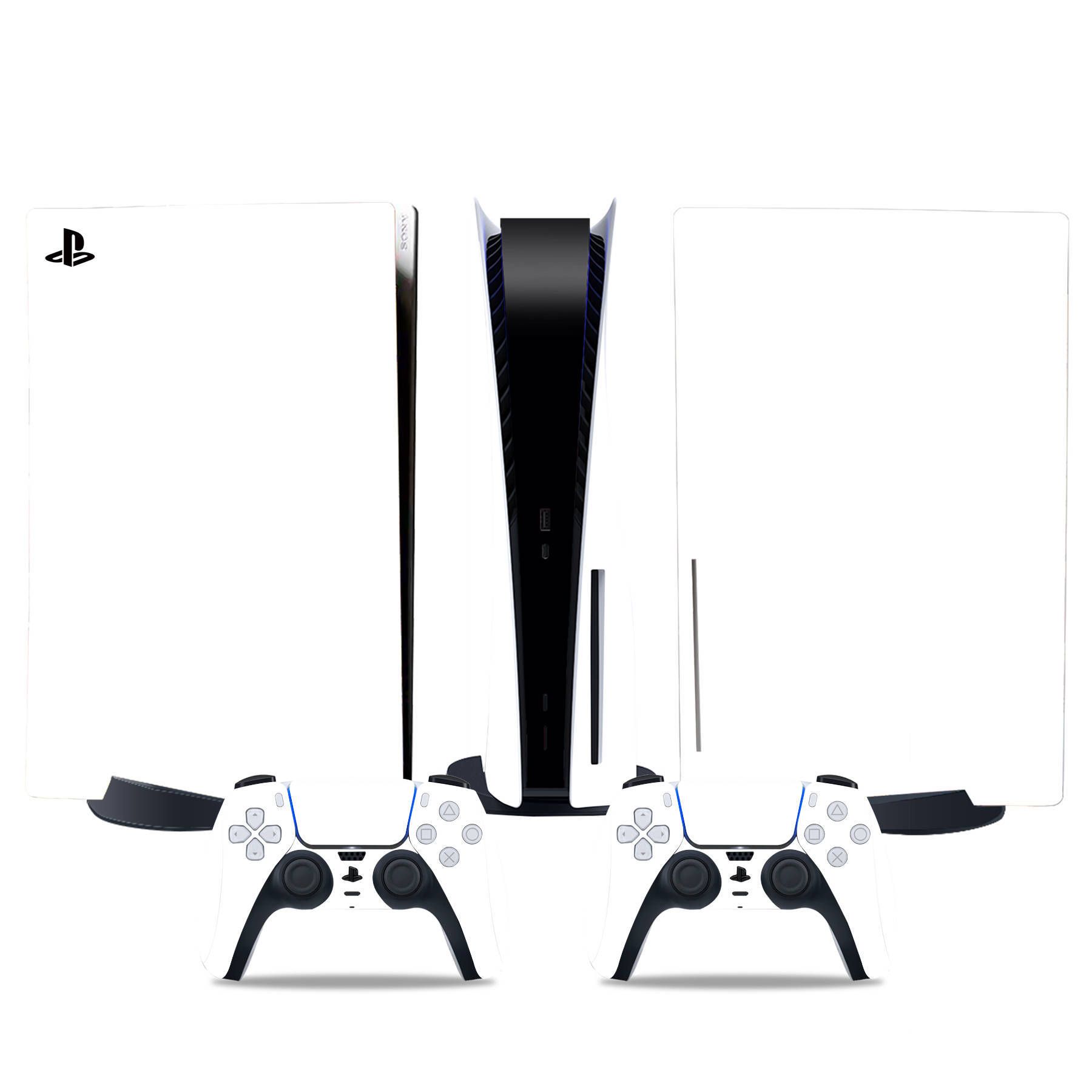 (Only Sticker) Full Body Vinyl Skin Decal Wrap Decal Cover for PS5 Console and Controller