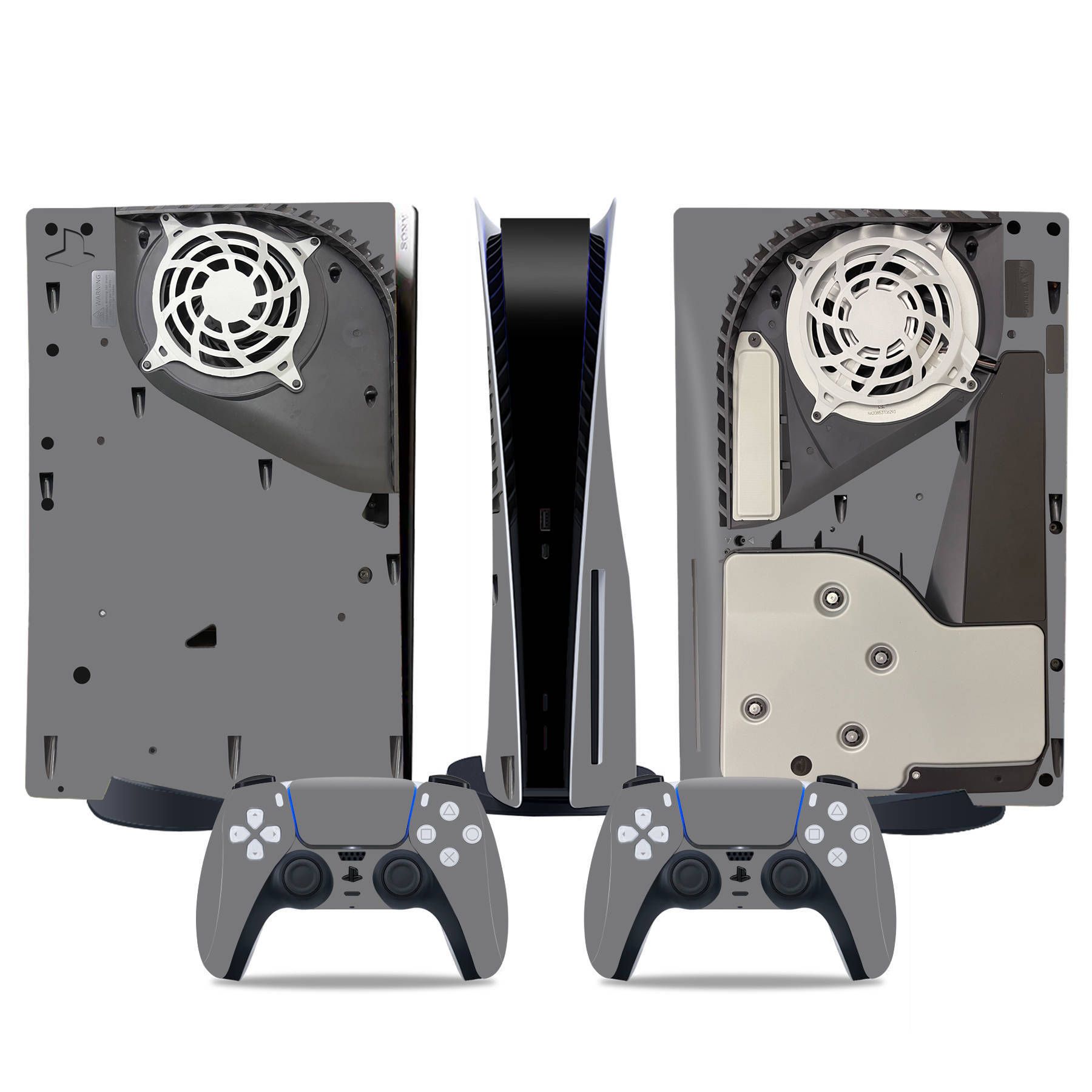 (Only Sticker) Full Body Vinyl Skin Decal Wrap Decal Cover for PS5 Console and Controller