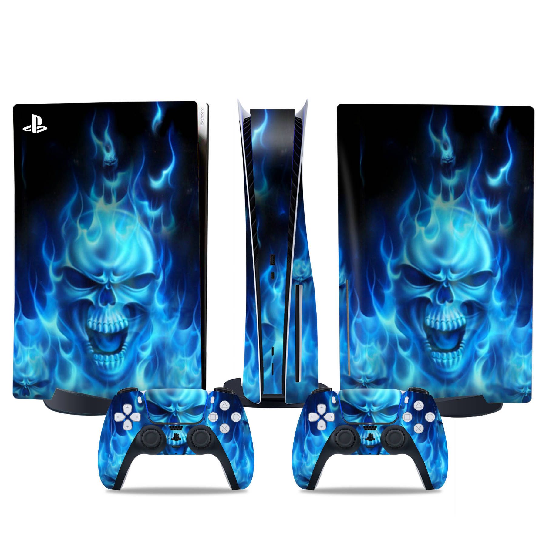 (Only Sticker) Full Body Vinyl Skin Decal Wrap Decal Cover for PS5 Console and Controller