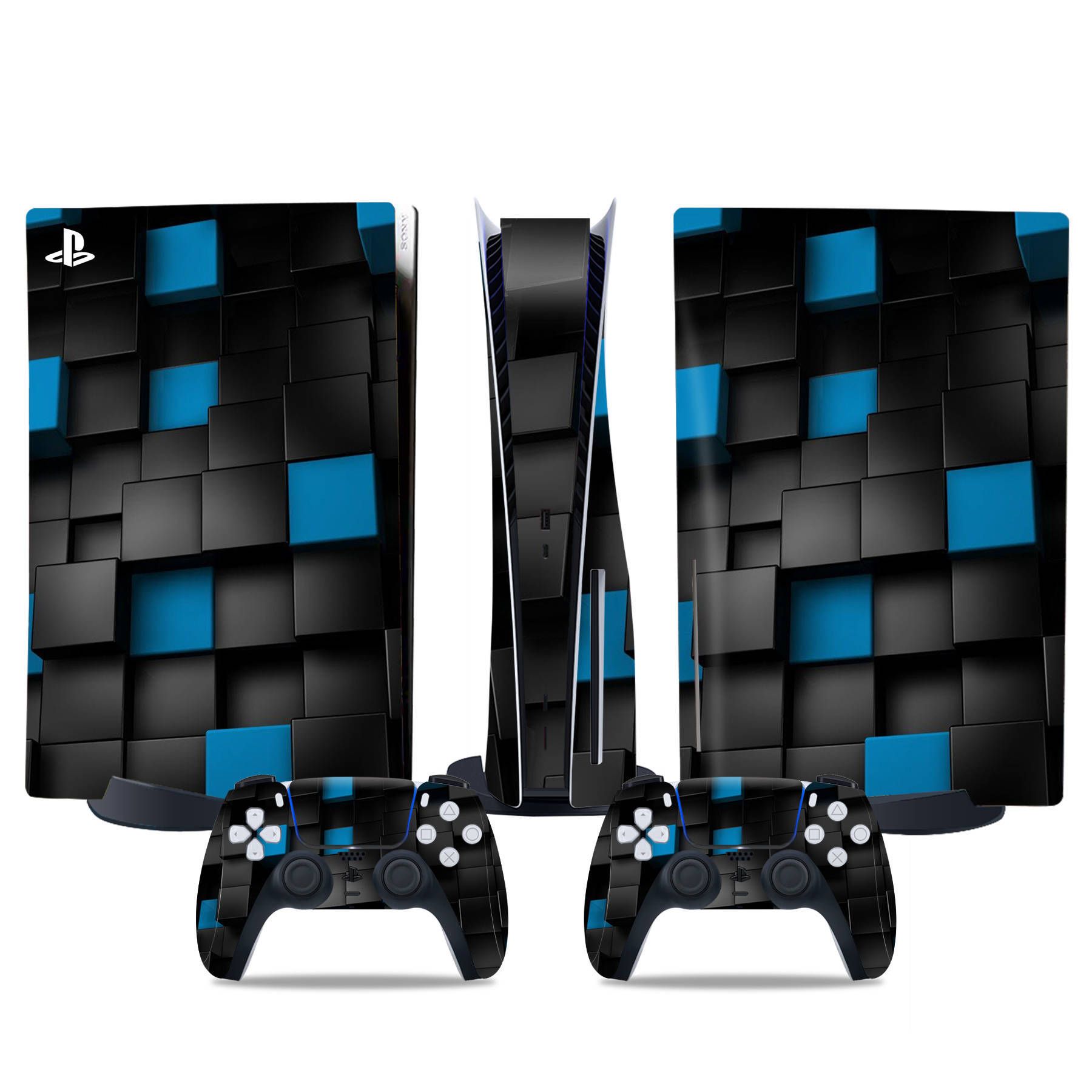 (Only Sticker) Full Body Vinyl Skin Decal Wrap Decal Cover for PS5 Console and Controller