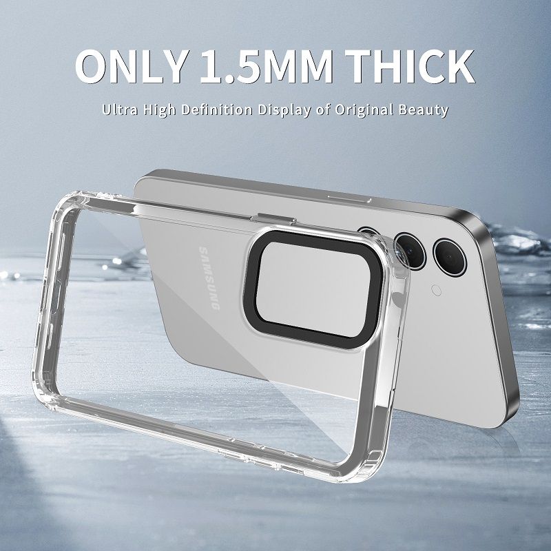 Phone Case for Samsung Galaxy A55 Clear Acrylic+TPU Shockproof Bumper Cover