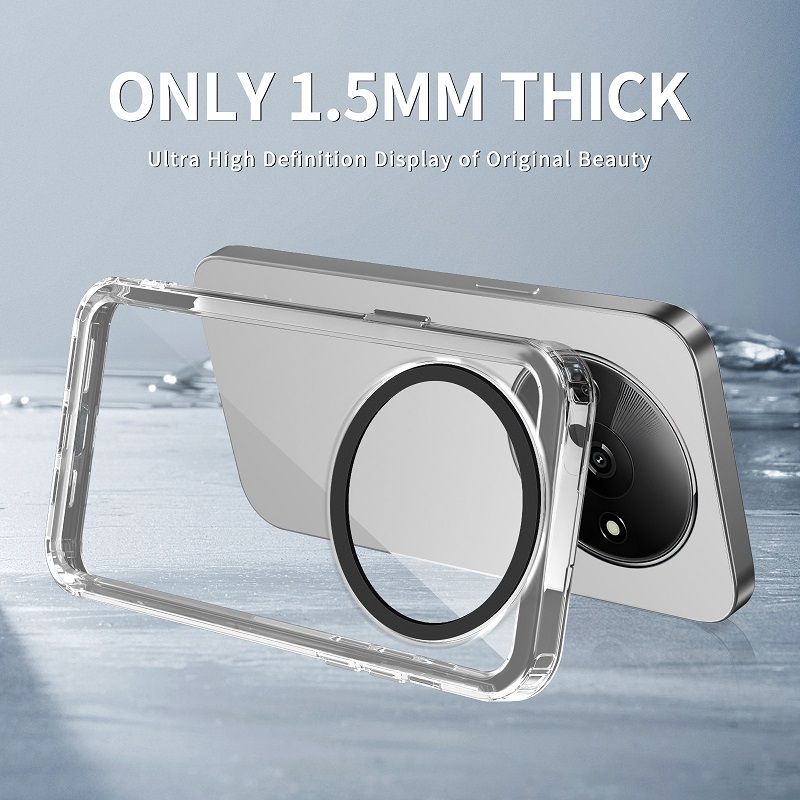 Phone Case for Xiaomi Redmi A3X/A3, 6.71" Clear Acrylic+TPU Shockproof Bumper Cover