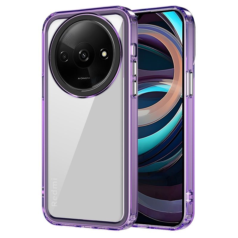 Phone Case for Xiaomi Redmi A3X/A3, 6.71" Clear Acrylic+TPU Shockproof Bumper Cover