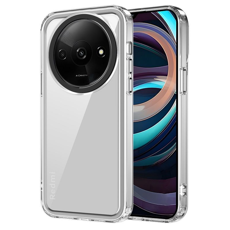 Phone Case for Xiaomi Redmi A3X/A3, 6.71" Clear Acrylic+TPU Shockproof Bumper Cover