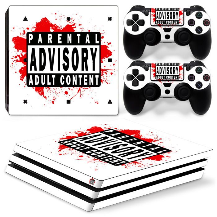 (Only Sticker) for PS4 Pro Sticker Console Body Decals for PS4 Pro