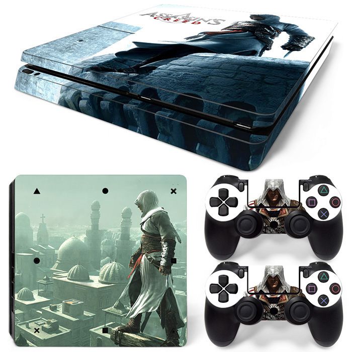 (Only Sticker) for PS4 Slim Console Body Sticker Skin Sticker Fashion Personality Cartoon Sticker Film