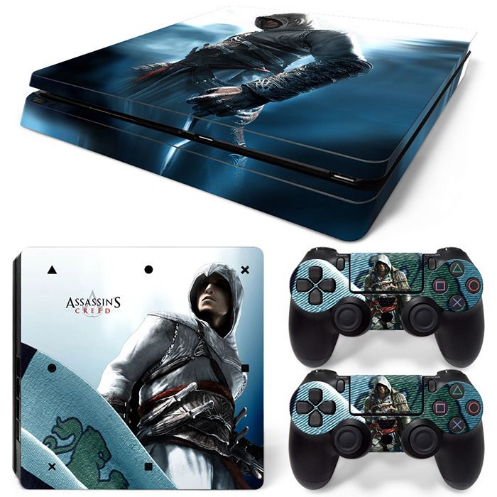 (Only Sticker) for PS4 Slim Console Body Sticker Skin Sticker Fashion Personality Cartoon Sticker Film