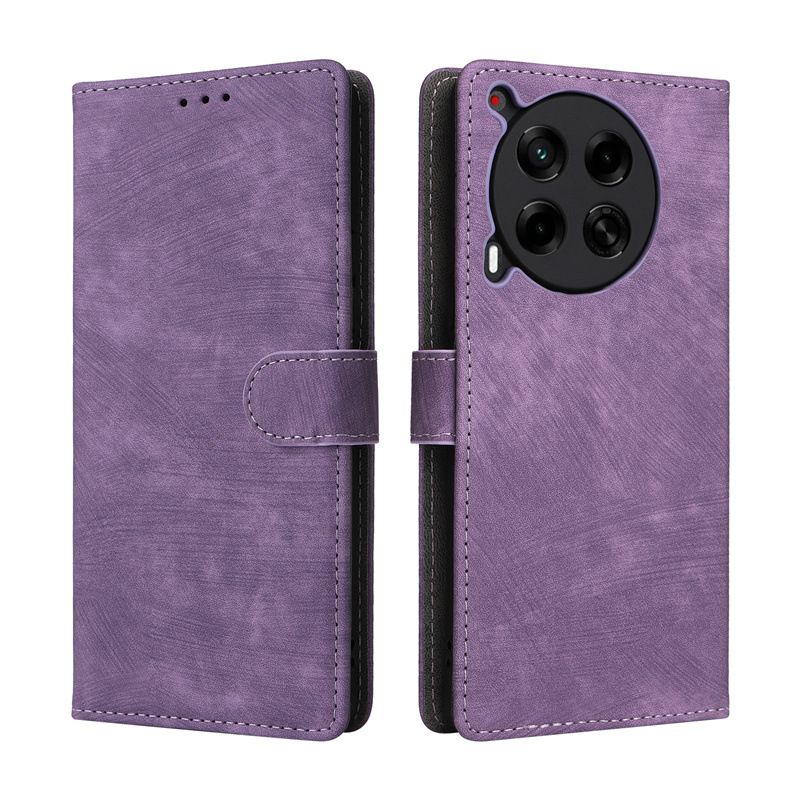 Flip Cover for Tecno Camon 30 4G PU Leather Phone Case Full-Body Protection Shockproof [RFID Blocking] Wallet Cover With Hand Strap