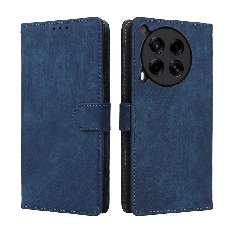Flip Cover for Tecno Camon 30 4G PU Leather Phone Case Full-Body Protection Shockproof [RFID Blocking] Wallet Cover With Hand Strap