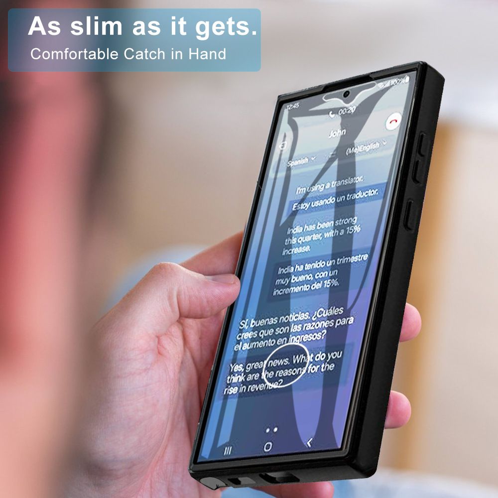 360 Full Protection Cover for Samsung Galaxy S24 Ultra Phone Case Built-in Screen protector
