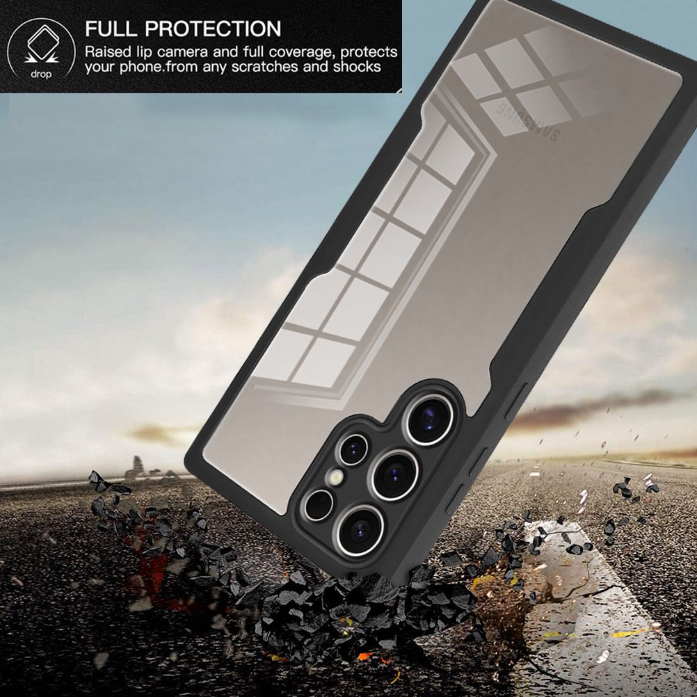 360 Full Protection Cover for Samsung Galaxy S24 Ultra Phone Case Built-in Screen protector