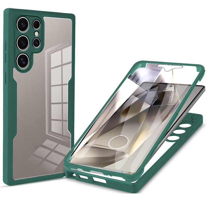 360 Full Protection Cover for Samsung Galaxy S24 Ultra Phone Case Built-in Screen protector
