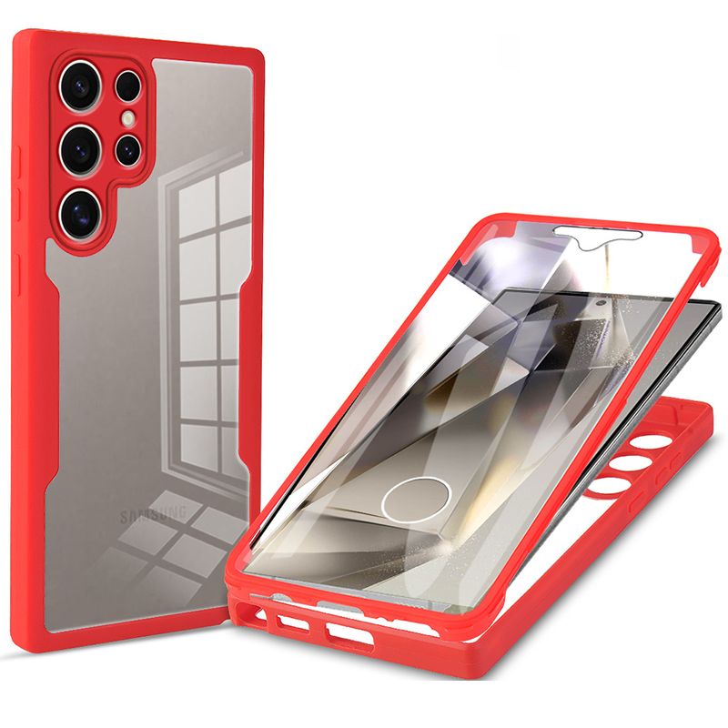 360 Full Protection Cover for Samsung Galaxy S24 Ultra Phone Case Built-in Screen protector