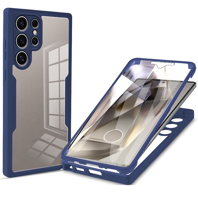 360 Full Protection Cover for Samsung Galaxy S24 Ultra Phone Case Built-in Screen protector