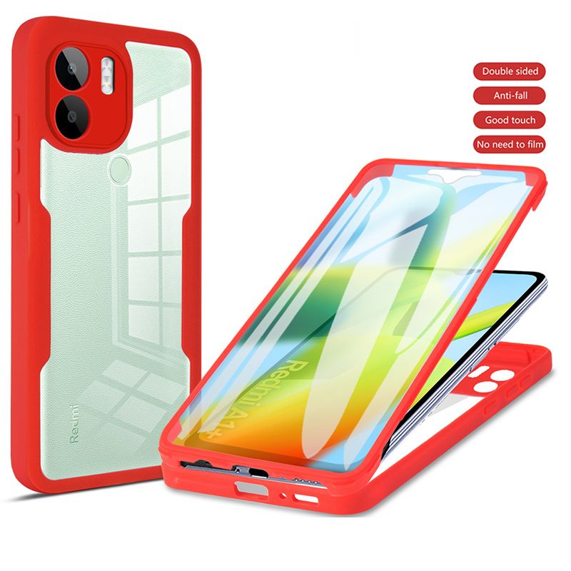 360 Full Protection Case for Xiaomi Redmi A1+ Plus / Redmi A2+ Plus Cover Built-in Screen Protector