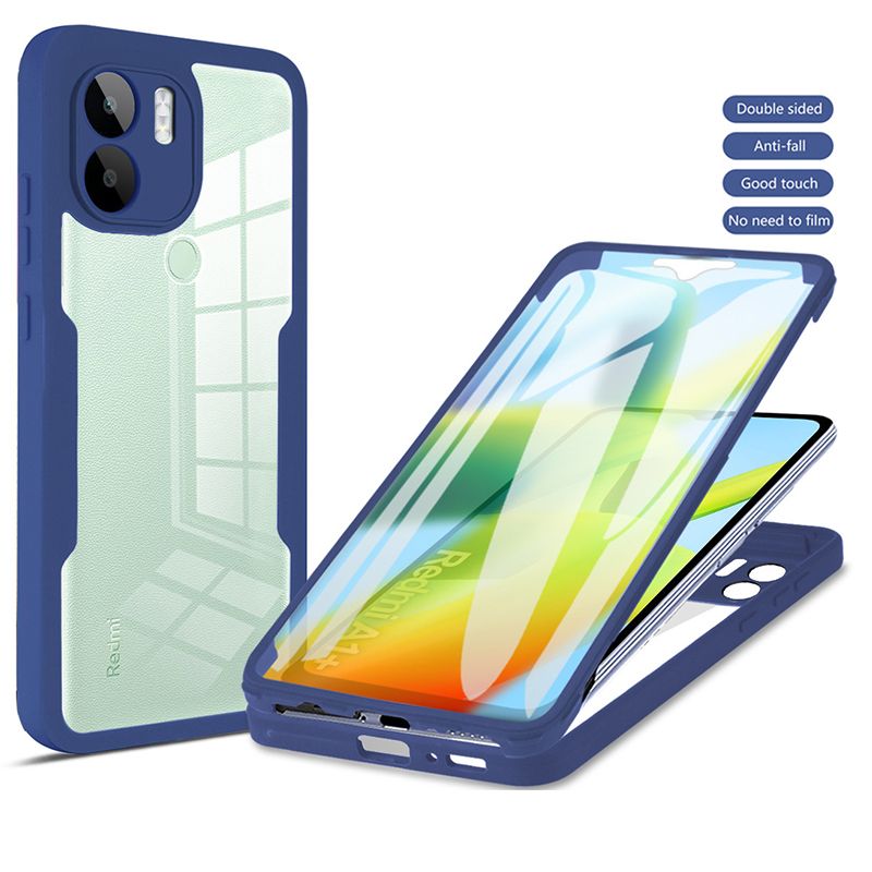 360 Full Protection Case for Xiaomi Redmi A1+ Plus / Redmi A2+ Plus Cover Built-in Screen Protector