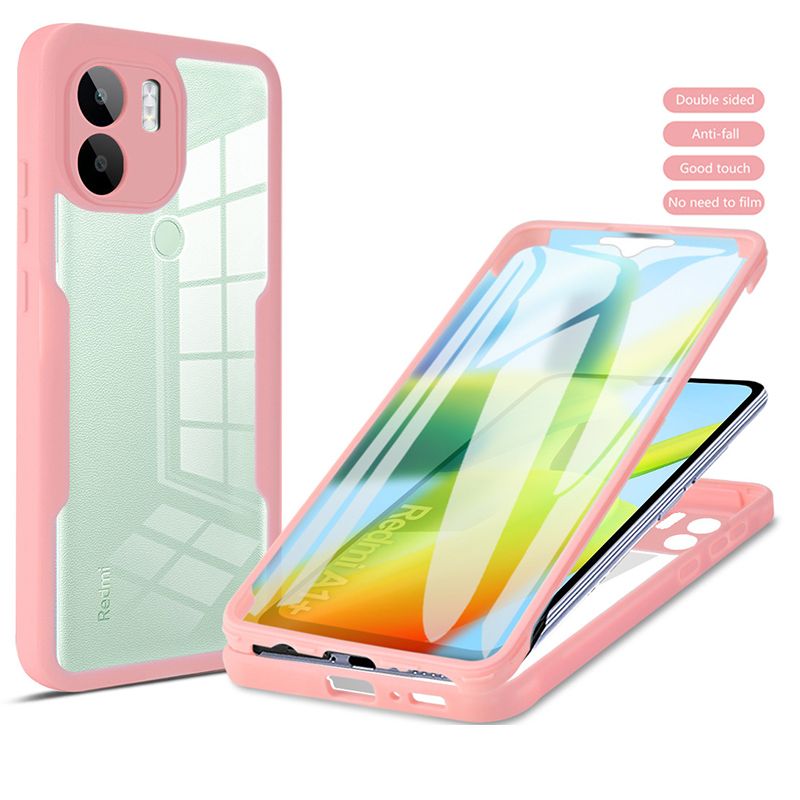 360 Full Protection Case for Xiaomi Redmi A1+ Plus / Redmi A2+ Plus Cover Built-in Screen Protector