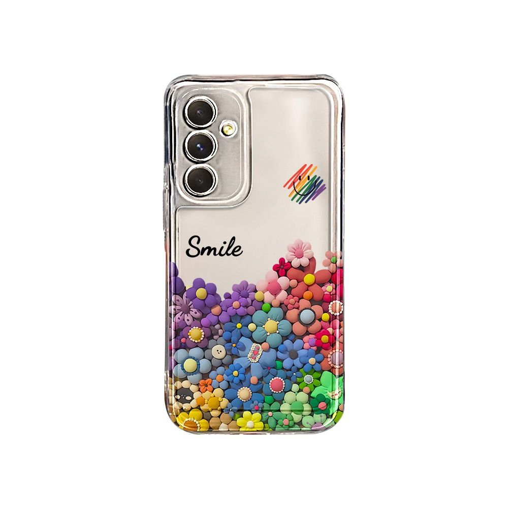 Sunflower Transparent Phone Case For Samsung Galaxy A16 A06 A55 A35 A25 A15 A05s A54 A34 A24 A14 A04s A04e A04 A05 A73 A53 A33 A23 A13 A72 A52 A32 A22 A12 A71 A51 Ultra Thin Protective Cover