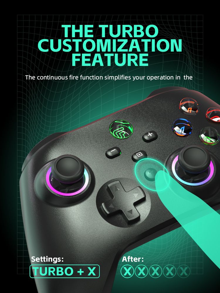 Switch Lite Handle PC Handle Android Mobile Phone Handle Wireless Bluetooth Gamepad Controller