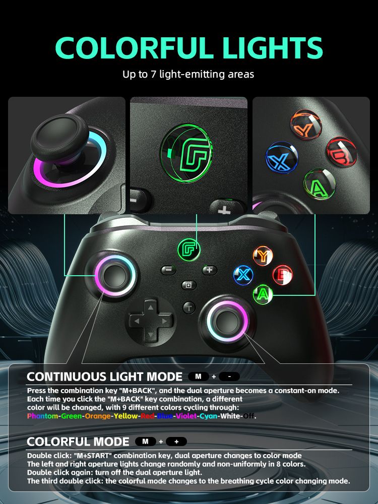 Switch Lite Handle PC Handle Android Mobile Phone Handle Wireless Bluetooth Gamepad Controller