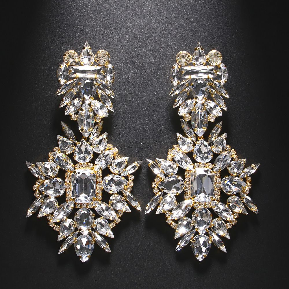New Geometric Earrings Retro Exaggerated Earrings Senior Sense of Earrings Accessories Female Earrings