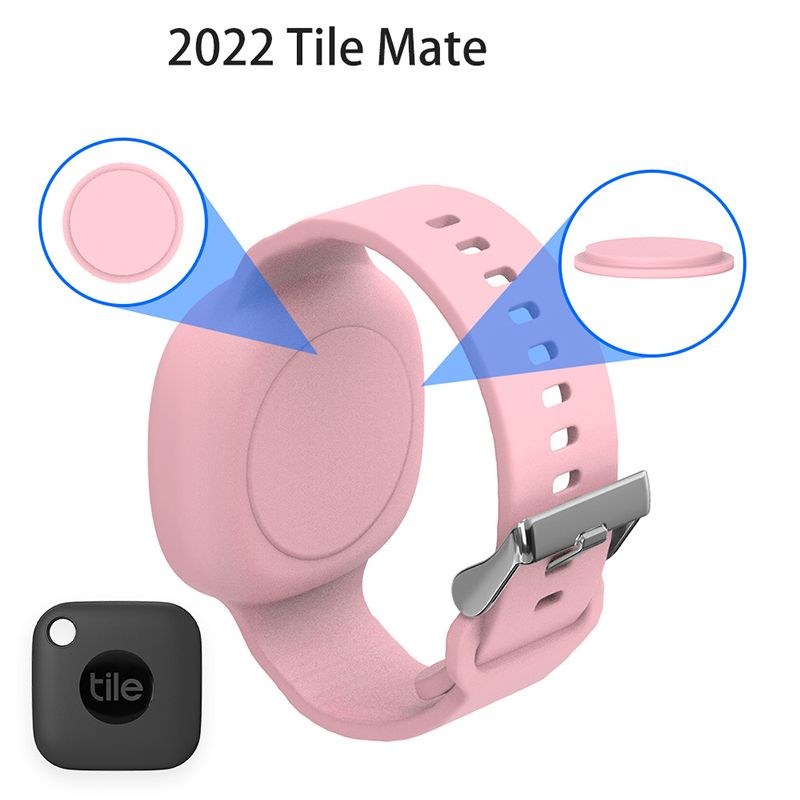 For [Tile Mate] Loss Prevention Silicone Waterproof Watch Band Kids Wristband Bracelet Locator Protective Case
