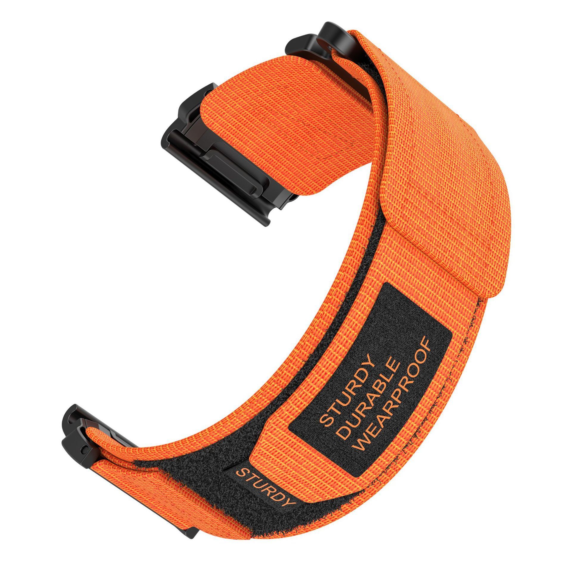 226mm 22mm Nylon Strap for Garmin Fenix 7X Pro 6X 5 Two Sections Velcro Strap Wrist Strap