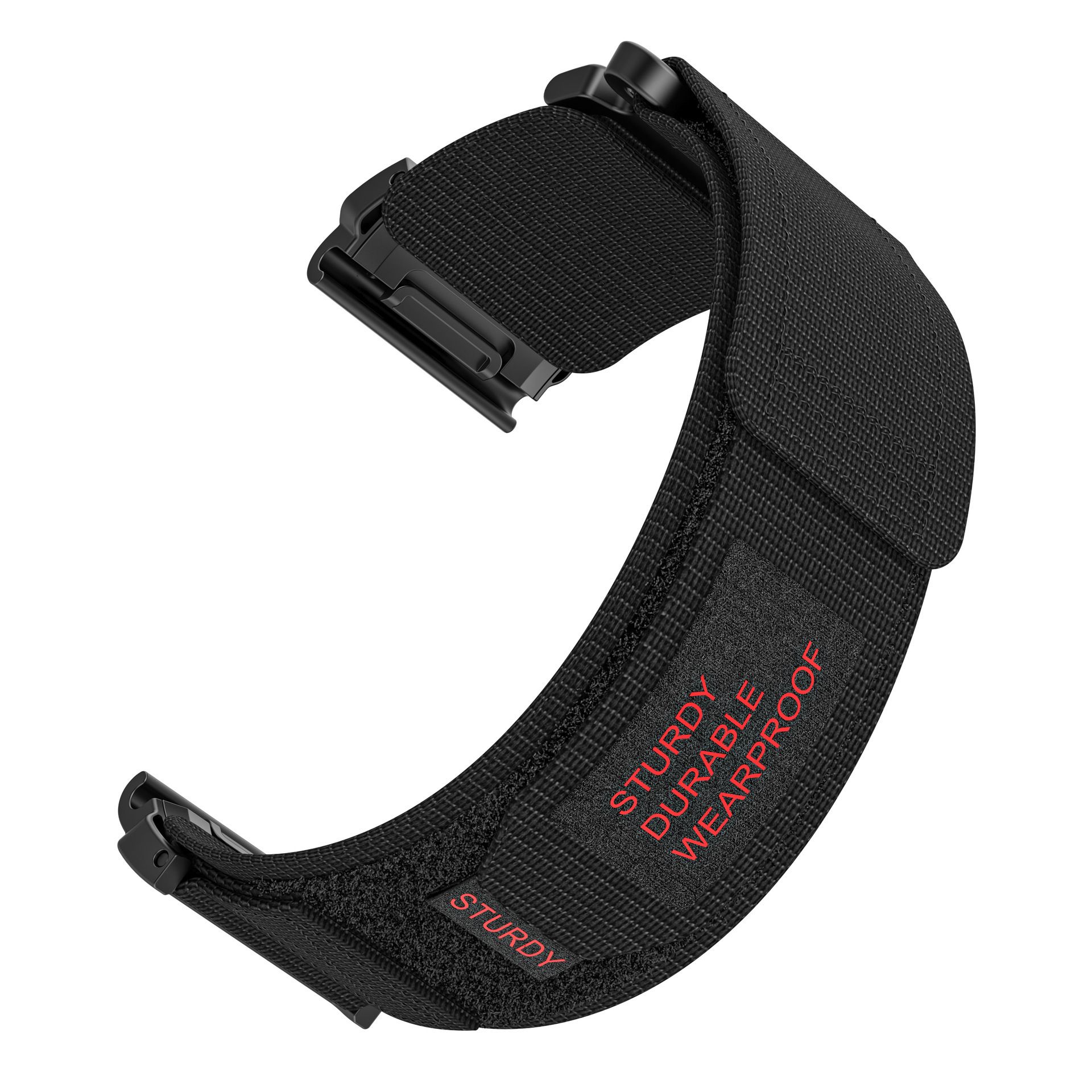 226mm 22mm Nylon Strap for Garmin Fenix 7X Pro 6X 5 Two Sections Velcro Strap Wrist Strap