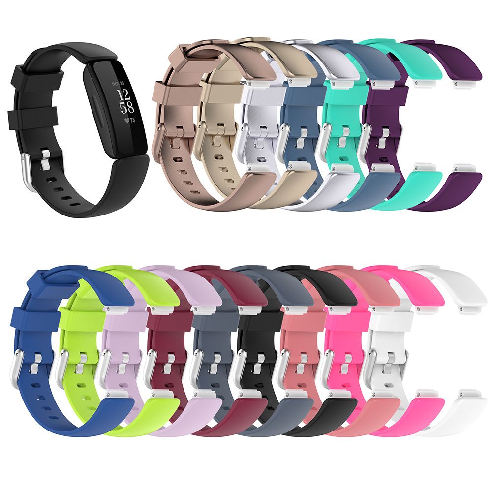 Strap for Fitbit Inspire 2 Official Textured Band Inspire2 Sport Silicone Wristband Watch Strap