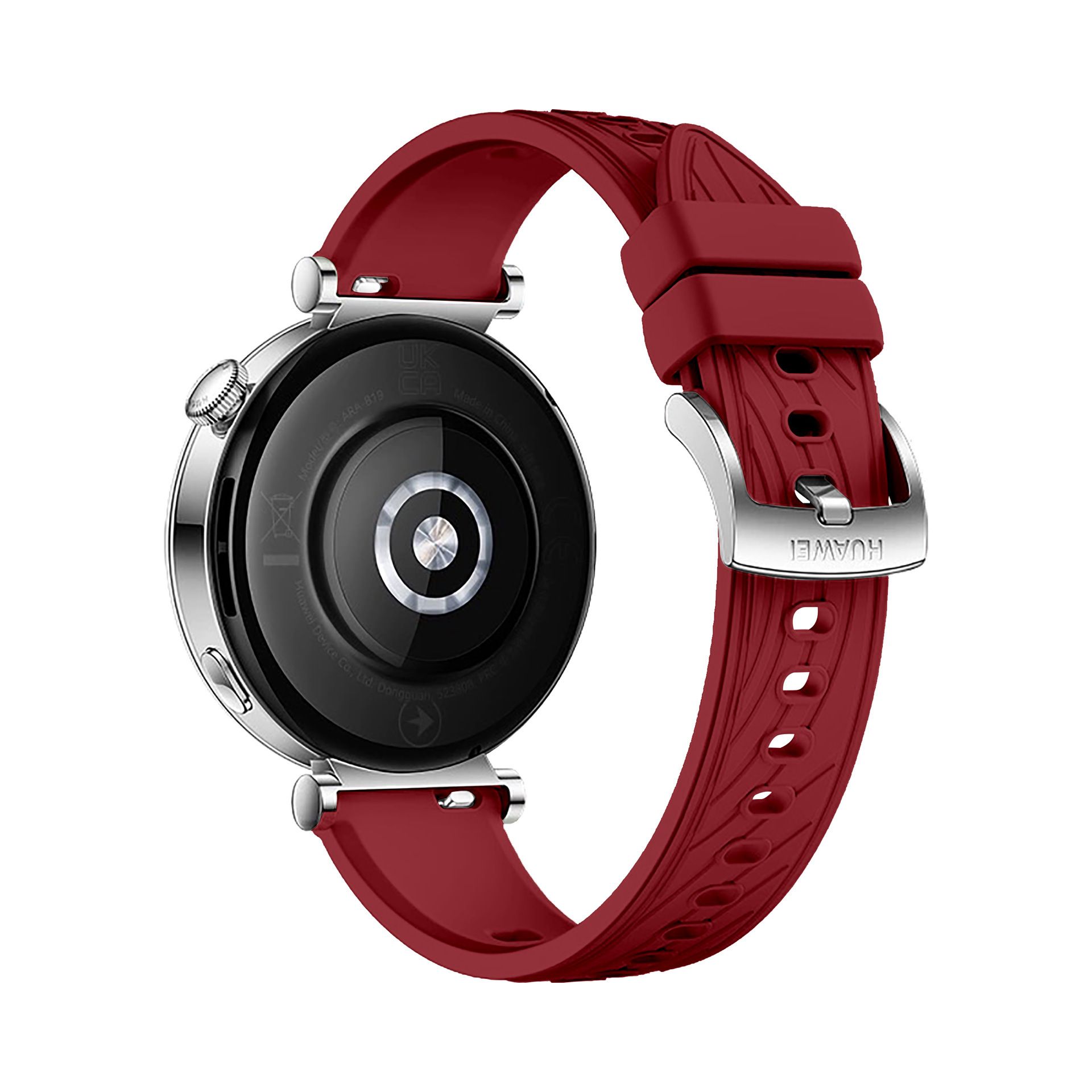 Strap Only fit for Huawei Watch GT4 41MM / Huawei Watch GT 4 41MM Texture Silicone Strap Replacement Wristband Official Same Model