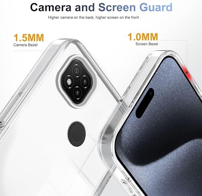 Phone Case For Xiaomi Redmi 10A/ Redmi 9C, Hard Acrylic PC, Ultra Thin Protective Back Cover, Anti-Scratch Shock Absorbing Cover Compatible with Xiaomi Redmi 9C/10A