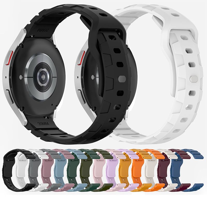 Silicone Replacement Wristband for Samsung Galaxy Watch Active2 / Huawei Watch GT4 / Garmin 245 646 Series (20MM/22MM) Strap