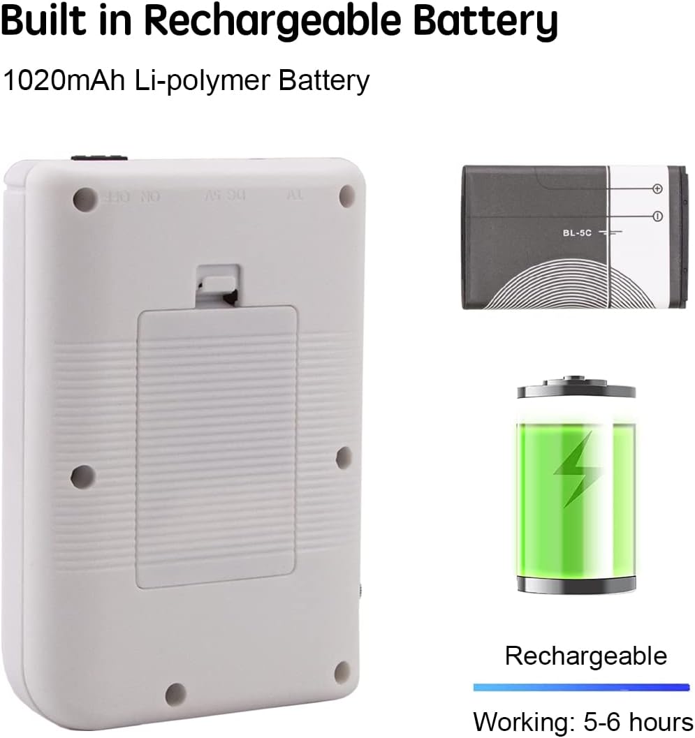 Handheld Game Retro Mini Video Game, Handheld Game Console with 400 Classic FC Games 2.8 inch Colour Screen, Boys Girls Adults Birthday