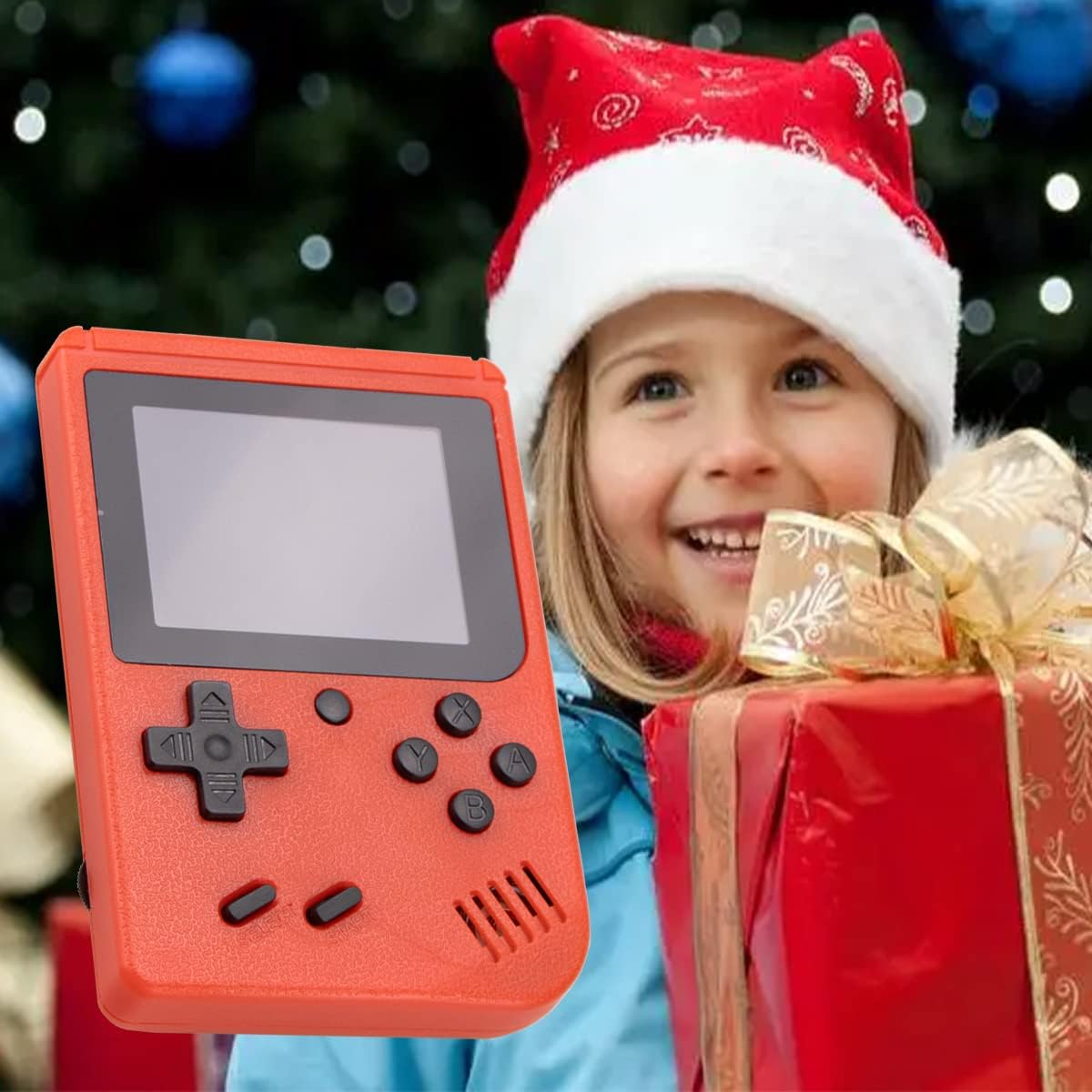 Handheld Game Retro Mini Video Game, Handheld Game Console with 400 Classic FC Games 2.8 inch Colour Screen, Boys Girls Adults Birthday