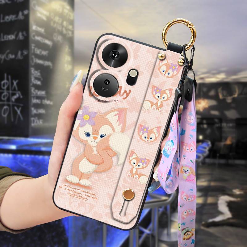 Cover Case for Itel P55+ (Plus) 6.6'' Phone Case with Adjustable Strap Neck Lanyard Fashion Cover